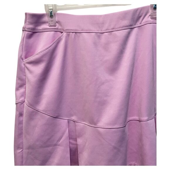 ADIDAS WOMENS PLEATED SKORT SIZE LARGE LAVENDER 3 POCKETS POLYESTER BLEND GOLF - Picture 5 of 11